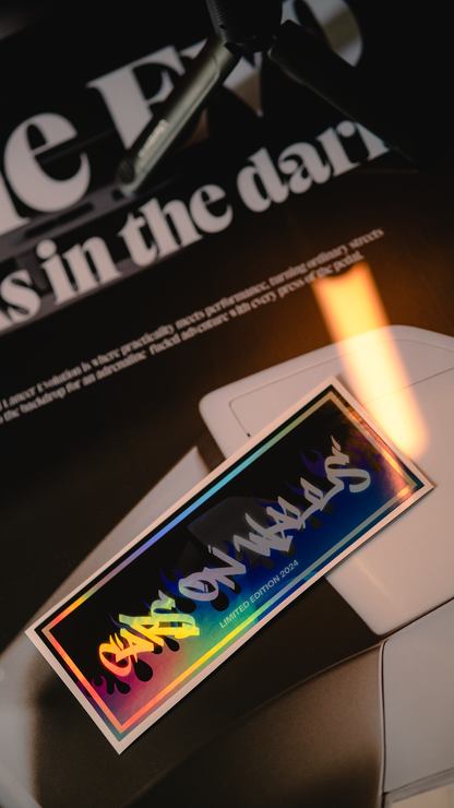 BLUE FLAME HOLO LIMITED EDITION - SLAP STICKER