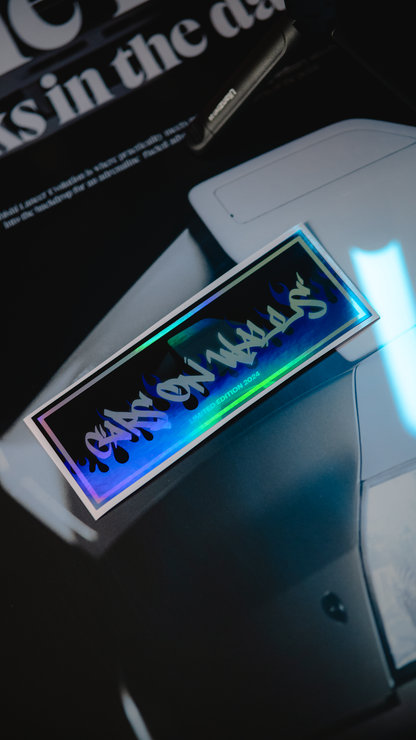 BLUE FLAME HOLO LIMITED EDITION - SLAP STICKER