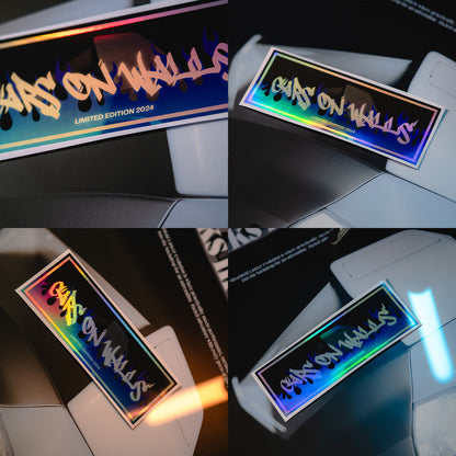BLUE FLAME HOLO LIMITED EDITION - SLAP STICKER