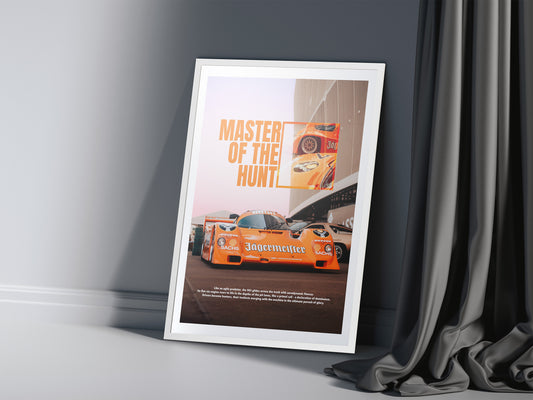 MASTER OF THE HUNT - CAR POSTER